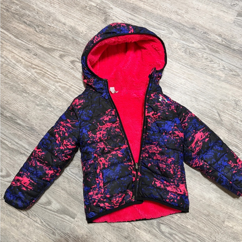 Under Armour Kids Puffer Jacket - Black, Pink, Blue